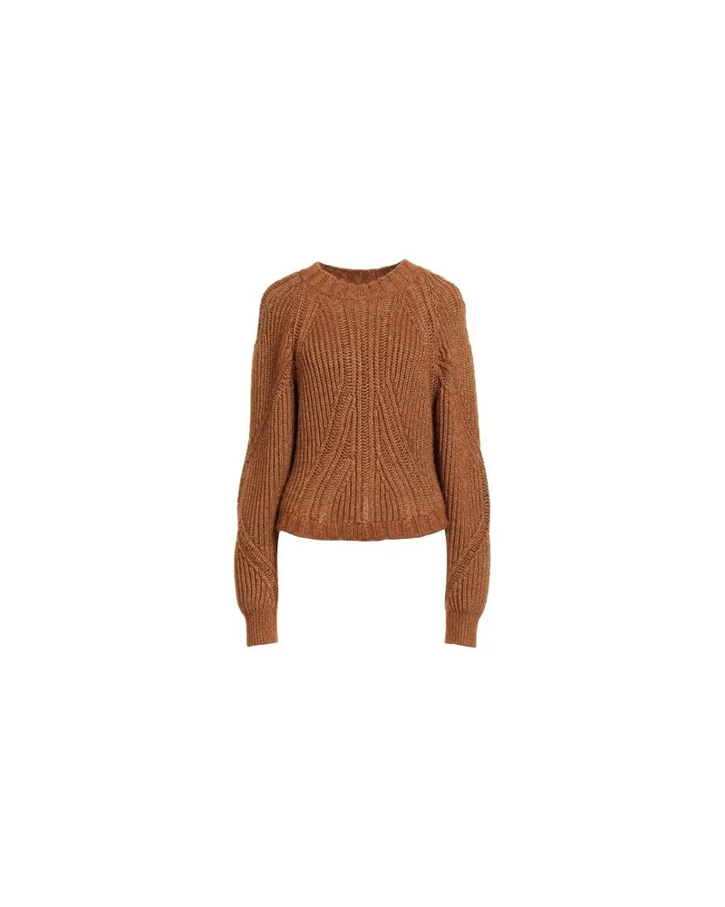 Alberta Ferretti STRICKWAREN - Pulloverauf YOOX.COM Braun