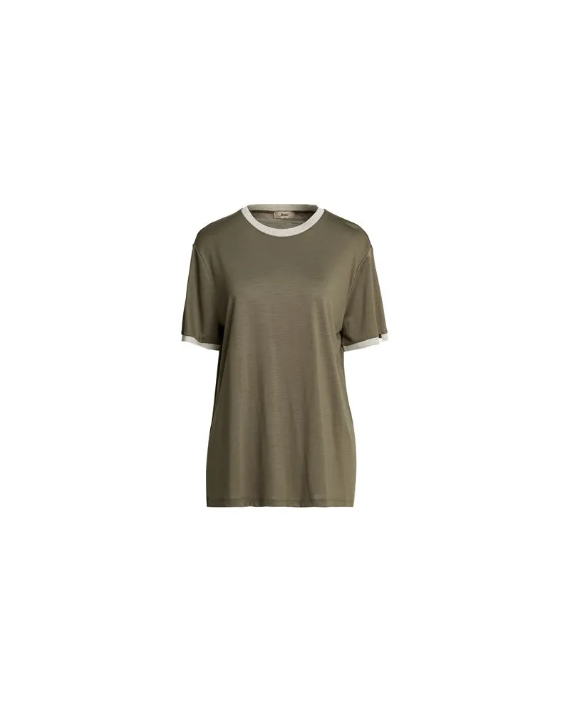 Herno TOPS - T-shirtsauf YOOX.COM Militärgrün