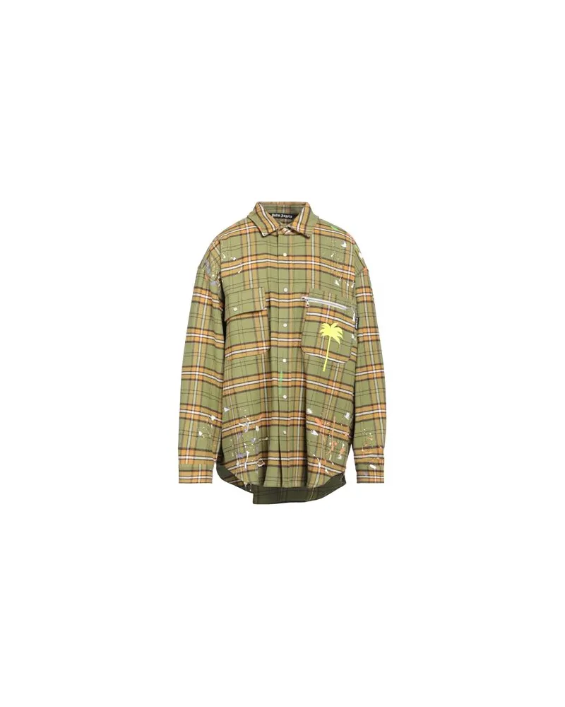 Palm Angels TOPS - Hemdenauf YOOX.COM Salbeigrün