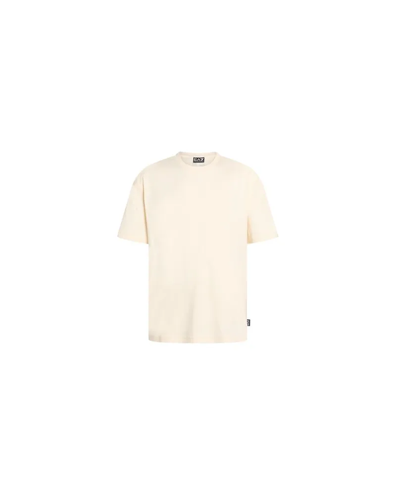 EA7 TOPS - T-shirtsauf YOOX.COM Cremeweiß