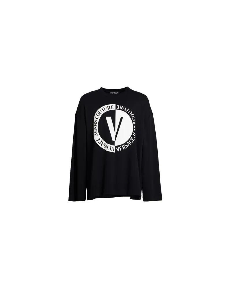Versace Jeans TOPS - T-shirtsauf YOOX.COM Schwarz