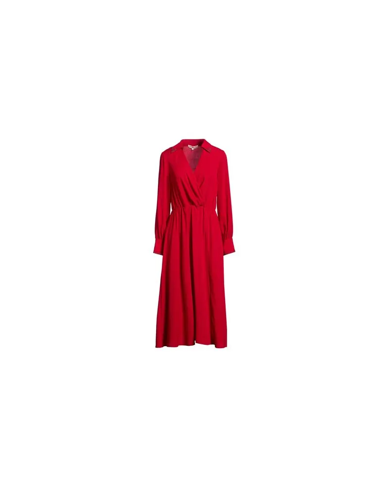 Kocca KLEIDER - Midi-Kleiderauf YOOX.COM Rot