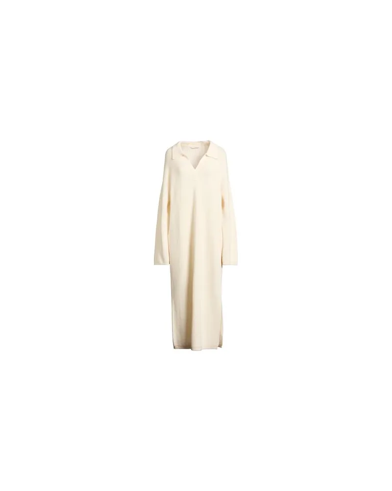 Hevò KLEIDER - Maxi-Kleiderauf YOOX.COM Cremeweiß