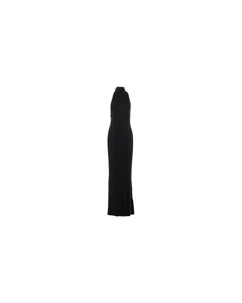 Versace Jeans KLEIDER - Maxi-Kleiderauf YOOX.COM Schwarz