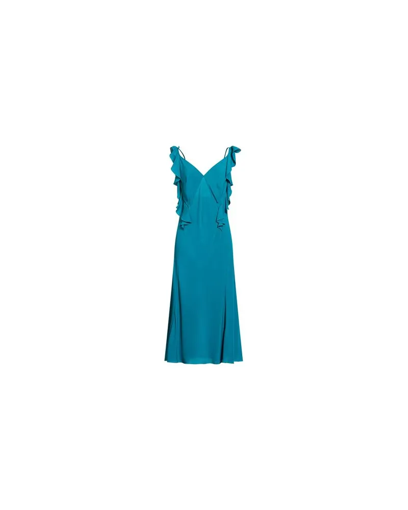Alberta Ferretti KLEIDER - Maxi-Kleiderauf YOOX.COM Aquamarin