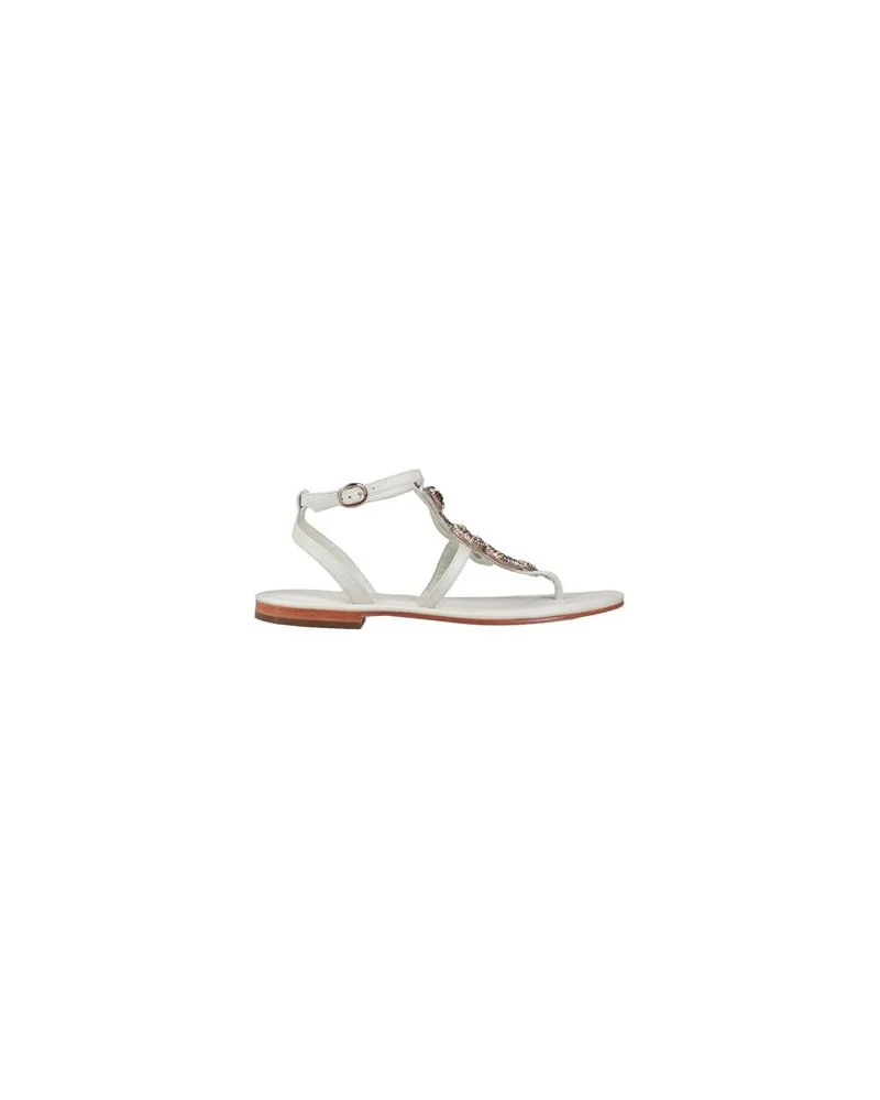 Emanuelle Vee SCHUHE - Zehentrennerauf YOOX.COM Elfenbein
