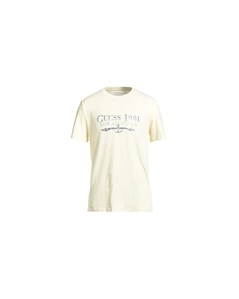 Guess ECO - TOPS - T-shirtsauf YOOX.COM Pastellgelb