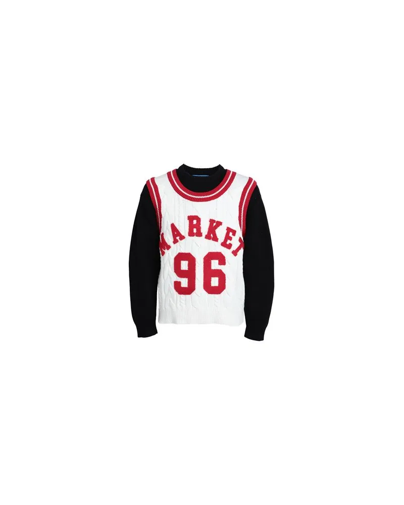 Market Home Team Sweater  - Home Team Sweater - STRICKWAREN - Pulloverauf YOOX.COM Elfenbein