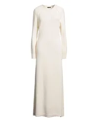 Ann Demeulemeester Maxi-Kleid Elfenbein