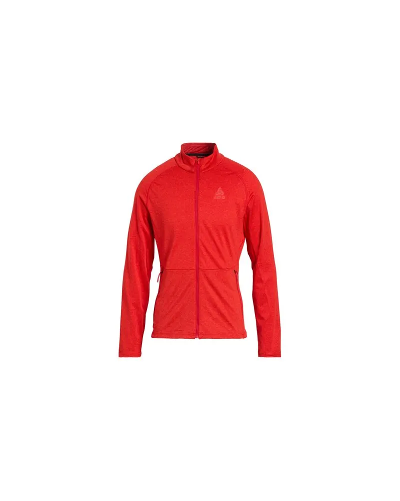 Odlo TOPS - Sweatshirtsauf YOOX.COM Tomatenrot