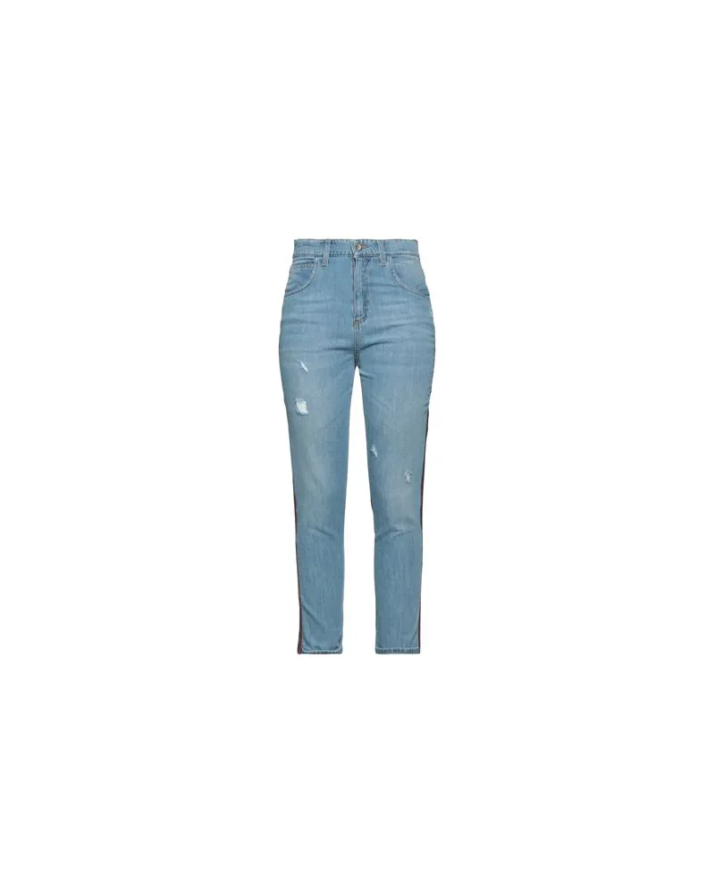 Brand Unique HOSEN & RÖCKE - Jeanshosenauf YOOX.COM Blau