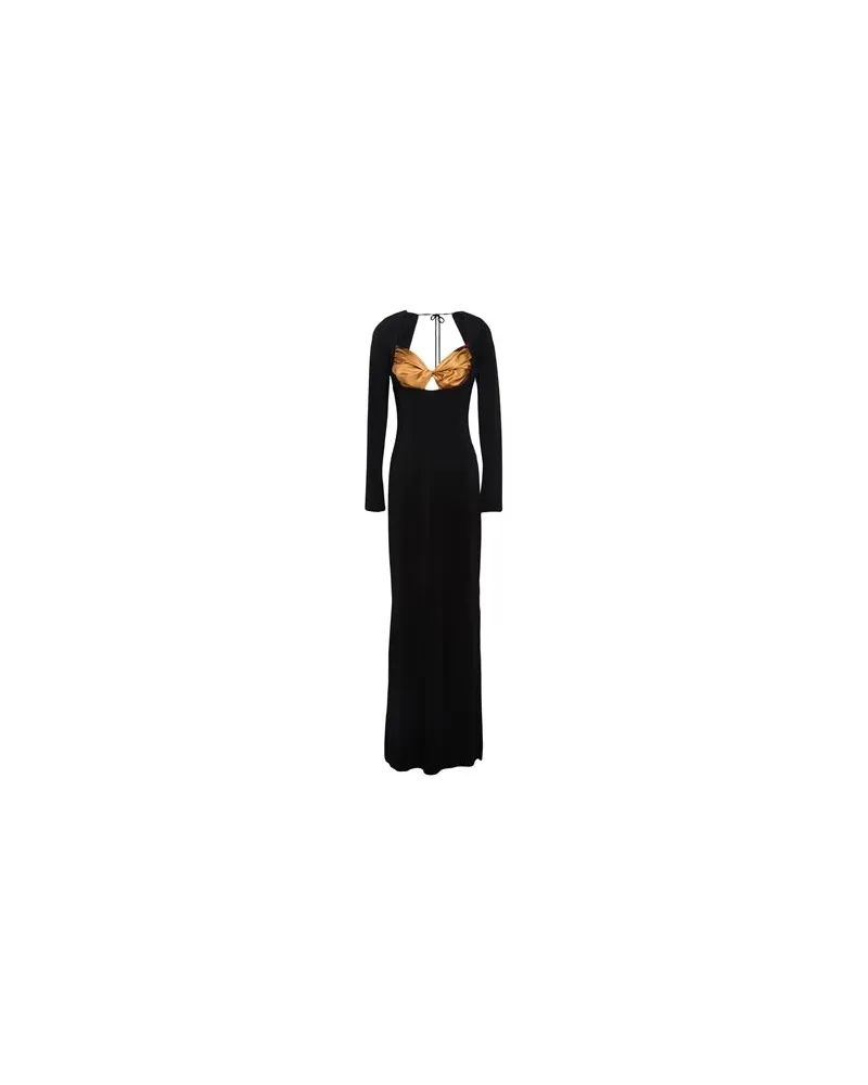 Marine Serre KLEIDER - Maxi-Kleiderauf YOOX.COM Schwarz