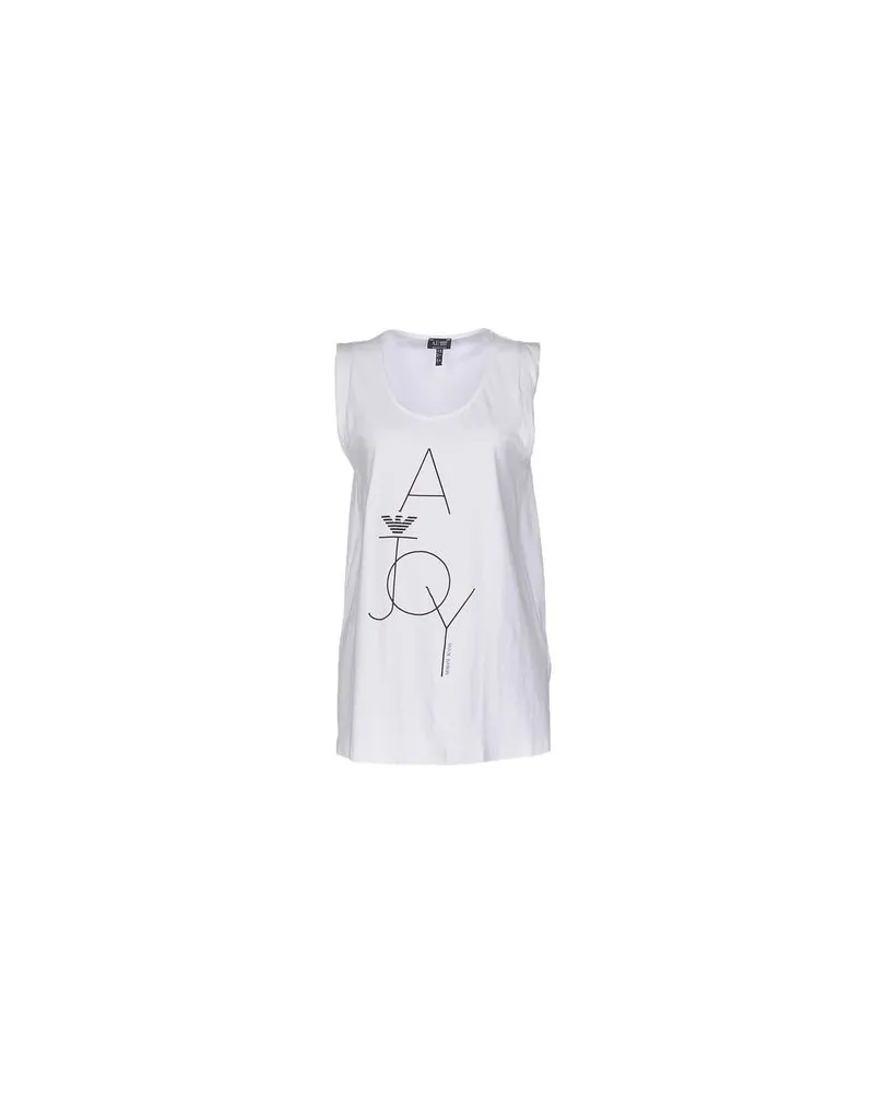 Armani Jeans TOPS - Tank Topsauf YOOX.COM Weiß