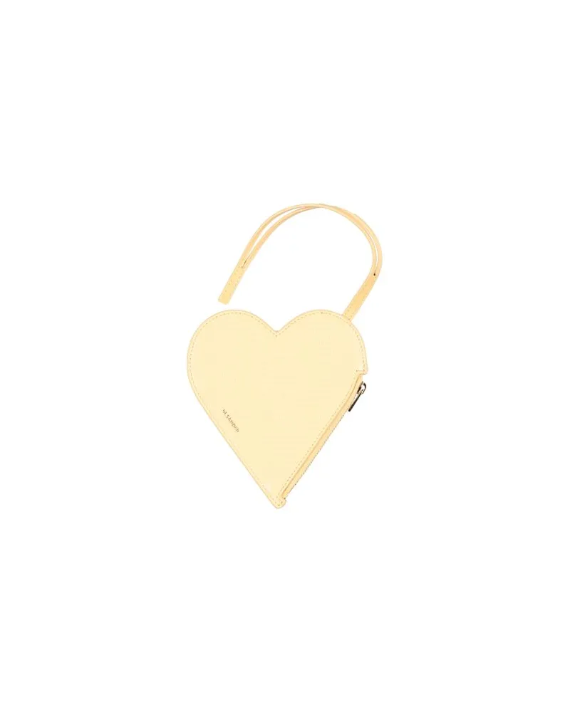 Jil Sander Kleinlederwaren - Kosmetiktäschchenauf YOOX.COM Pastellgelb