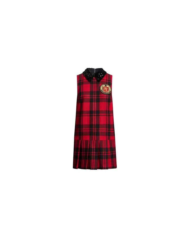 Elisabetta Franchi KLEIDER - Mini-Kleiderauf YOOX.COM Rot