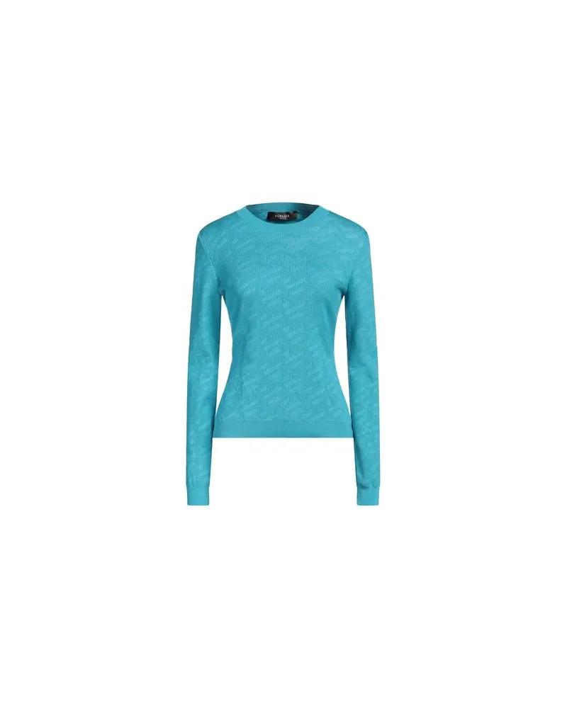 Versace STRICKWAREN - Pulloverauf YOOX.COM Azurblau