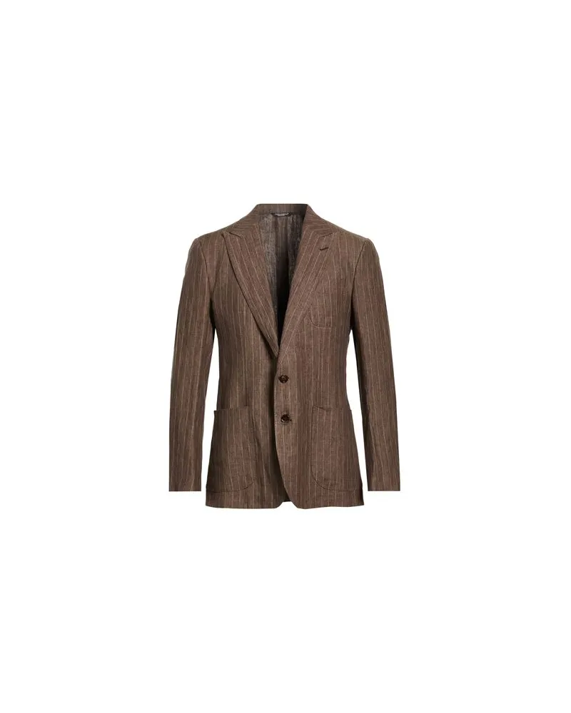 Dolce & Gabbana ANZÜGE und CO-ORDS - Blazersauf YOOX.COM Braun