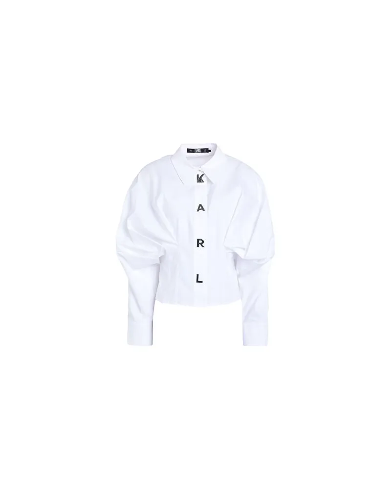 Karl Lagerfeld TOPS - Hemdenauf YOOX.COM Weiß