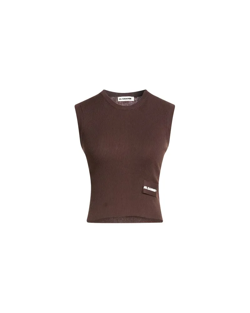 Jil Sander STRICKWAREN - Pulloverauf YOOX.COM Dunkelbraun