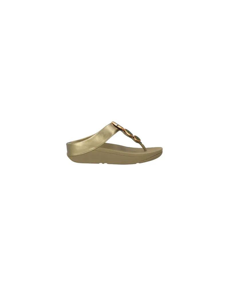 FitFlop SCHUHE - Zehentrennerauf YOOX.COM Gold