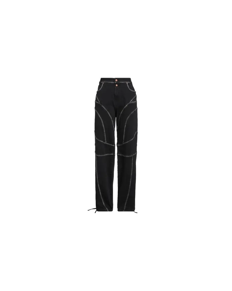 Versace Jeans HOSEN & RÖCKE - Jeanshosenauf YOOX.COM Schwarz