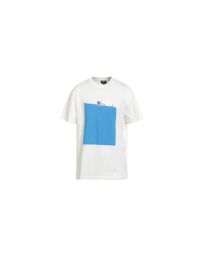 A.P.C. TOPS - T-shirtsauf YOOX.COM Hellblau