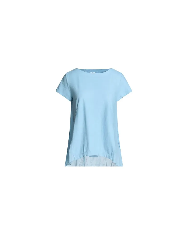 European Culture TOPS - T-shirtsauf YOOX.COM Himmelblau