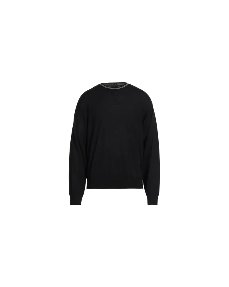 Emporio Armani STRICKWAREN - Pulloverauf YOOX.COM Schwarz