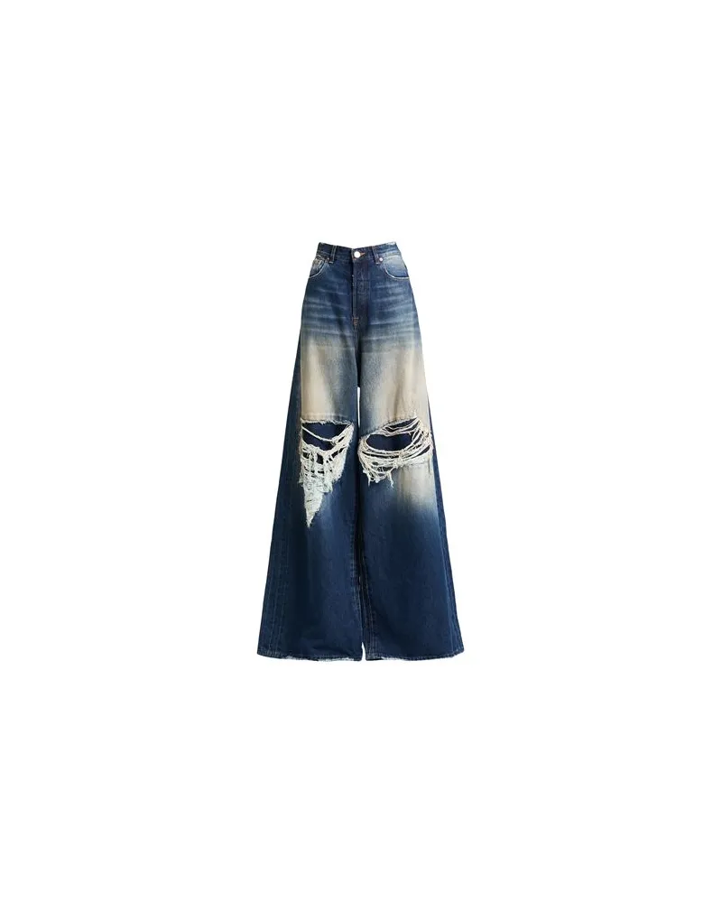 VETEMENTS HOSEN & RÖCKE - Jeanshosenauf YOOX.COM Blau