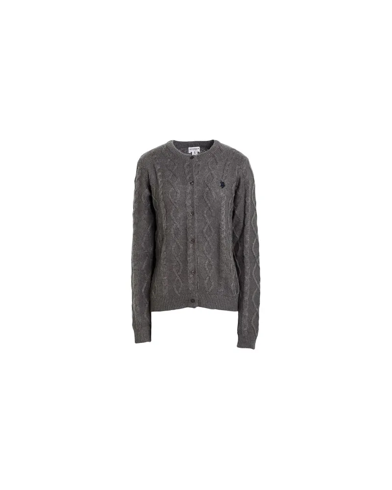 U.S. Polo Assn.  U POLO ASSN. - STRICKWAREN - Strickjackenauf YOOX.COM Grau