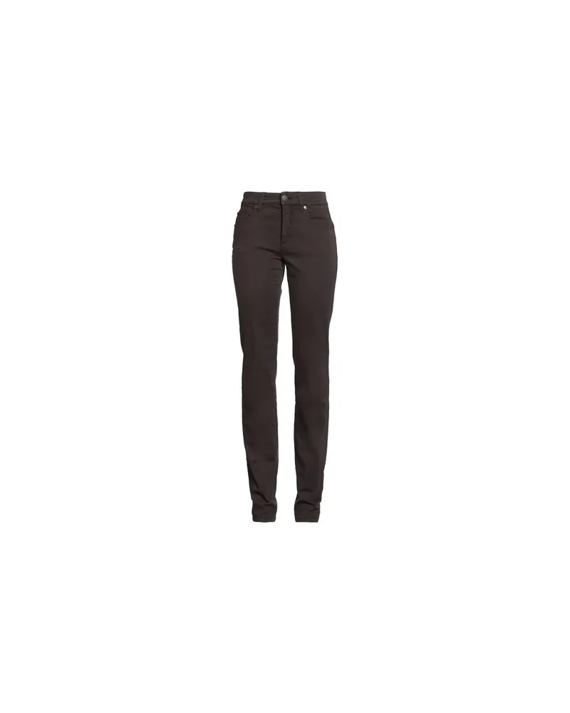 Angelo Marani HOSEN & RÖCKE - Jeanshosenauf YOOX.COM Schokobraun