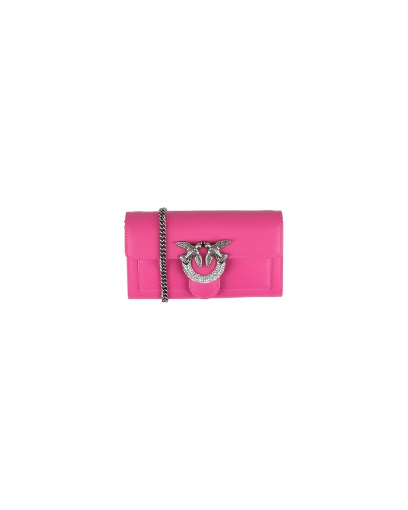 Pinko Kleinlederwaren - Portemonnaies mit Tragriemenauf YOOX.COM Fuchsia