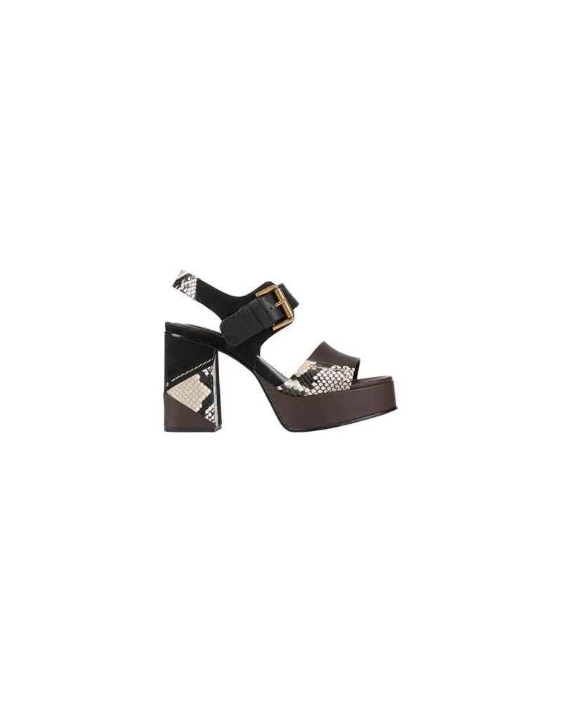 See by Chloé SCHUHE - Sandalenauf YOOX.COM Dunkelbraun