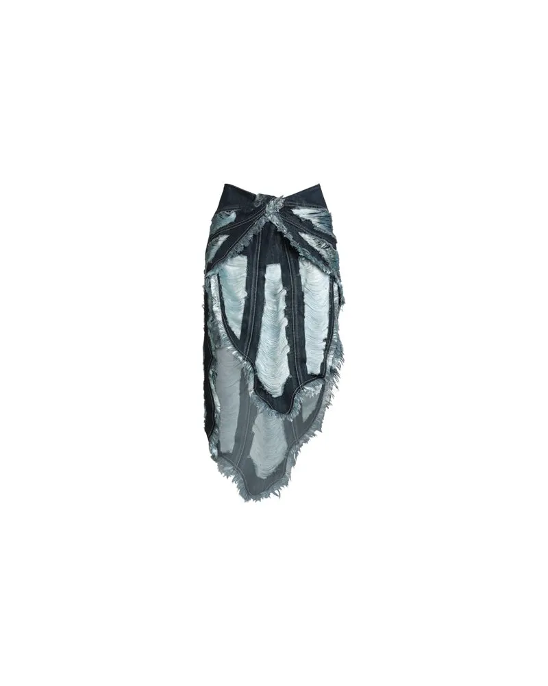 OFF-WHITE HOSEN & RÖCKE - Jeansröckeauf YOOX.COM Blau