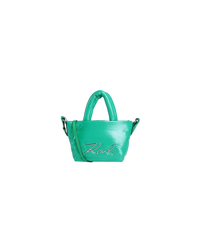 Karl Lagerfeld K/SIGNATURE SOFT SM TOTE NYLON - TASCHEN - Handtaschenauf YOOX.COM Grün