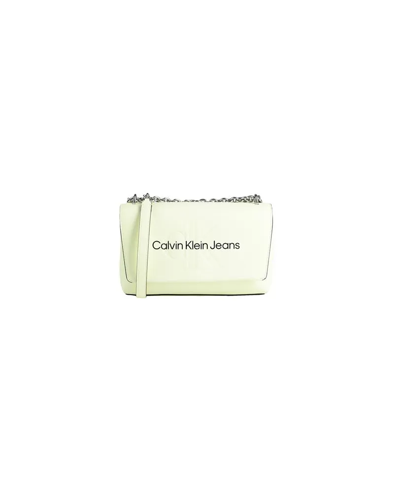 Calvin Klein TASCHEN - Umhängetascheauf YOOX.COM Pastellgelb