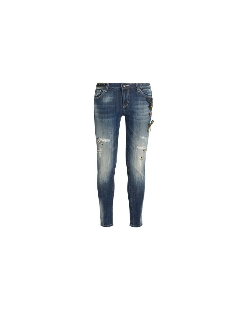 Fracomina JEANS - HOSEN & RÖCKE - Jeanshosenauf YOOX.COM Blau