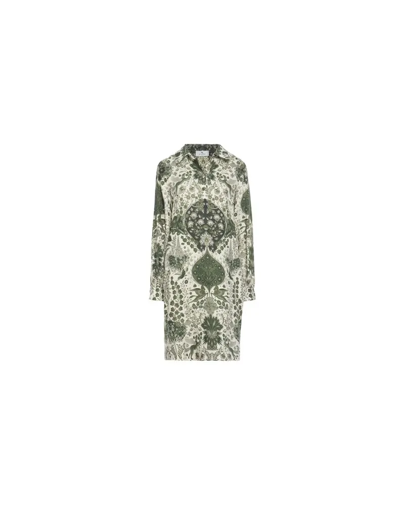Etro KLEIDER - Midi-Kleiderauf YOOX.COM Militärgrün