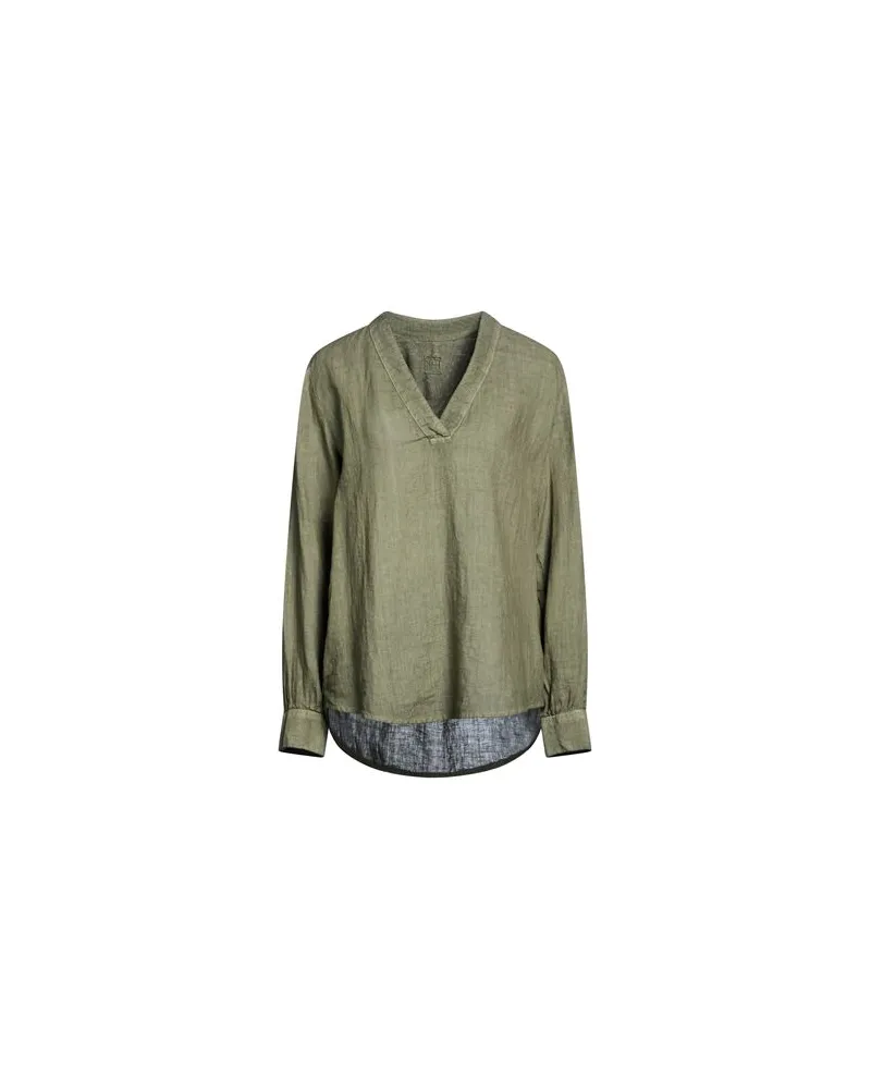 120% Lino TOPS - Topsauf YOOX.COM Militärgrün