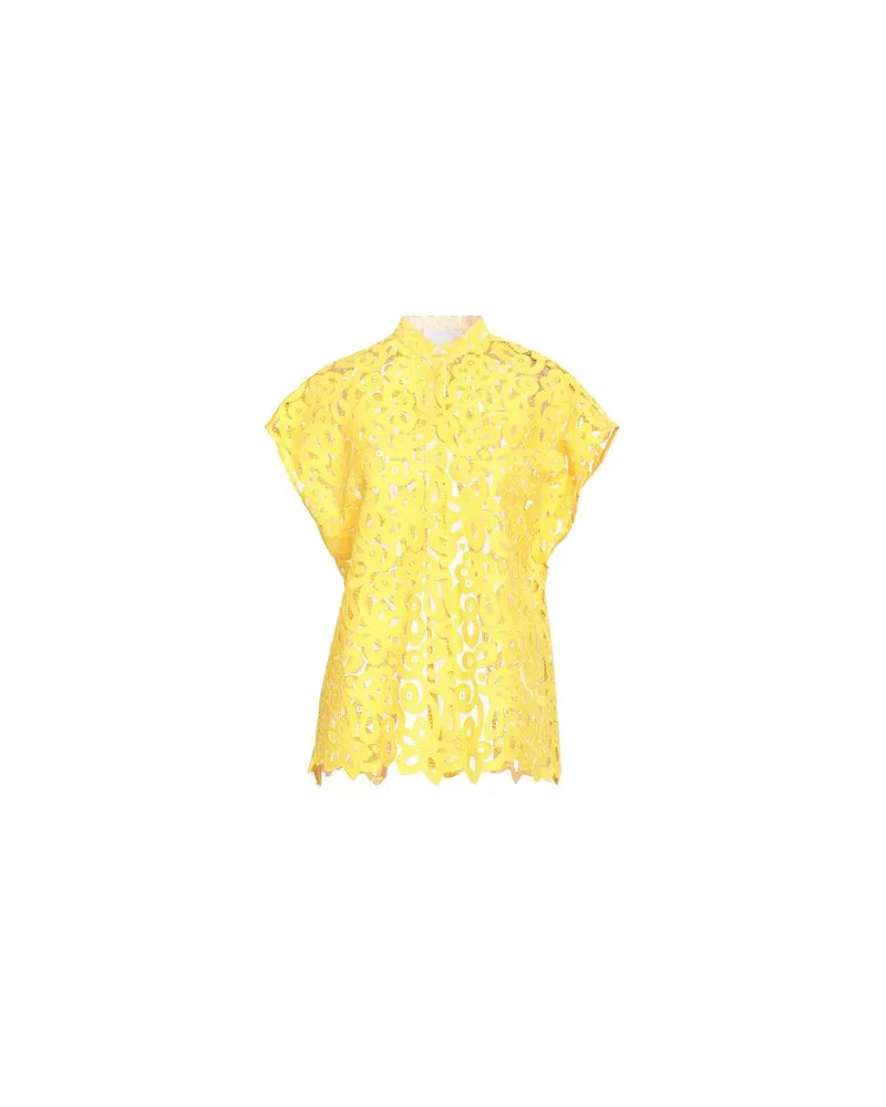 Semicouture TOPS - Hemdenauf YOOX.COM Gelb