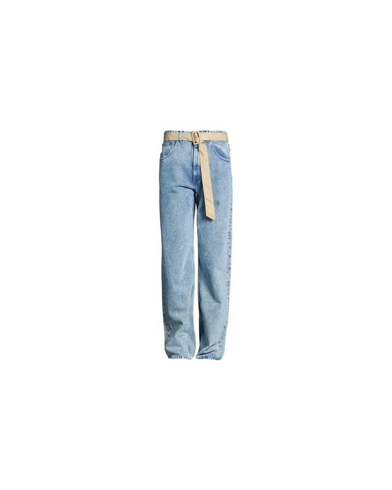 Maison Margiela HOSEN & RÖCKE - Jeanshosenauf YOOX.COM Blau