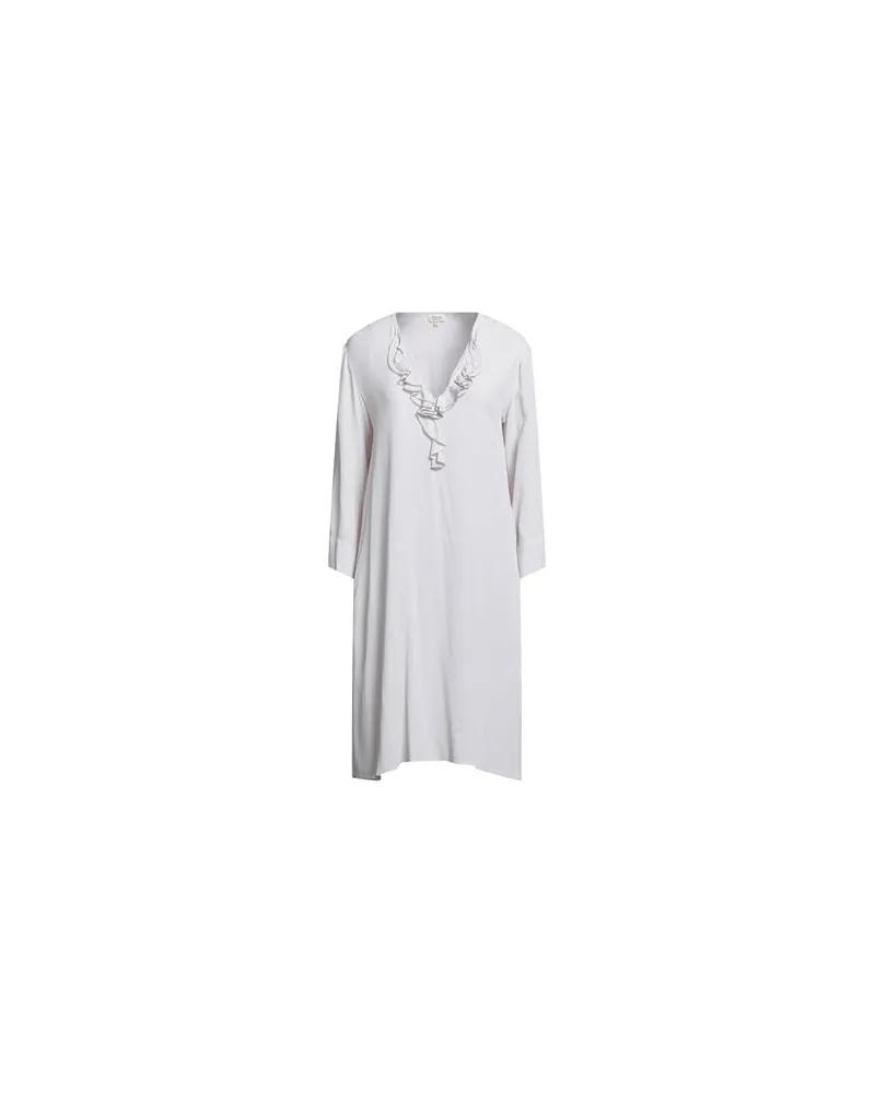 Her Shirt Her Dress KLEIDER - Midi-Kleiderauf YOOX.COM Hellgrau