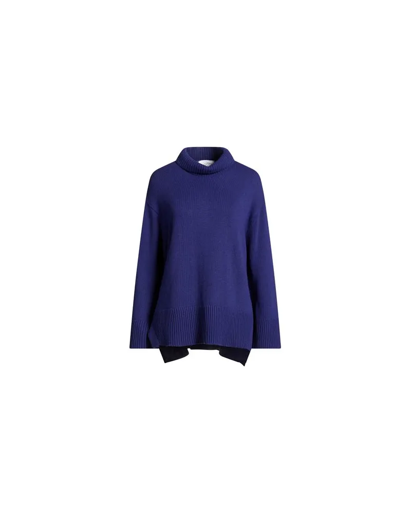 Soallure STRICKWAREN - Rollkragenpulloverauf YOOX.COM Blau