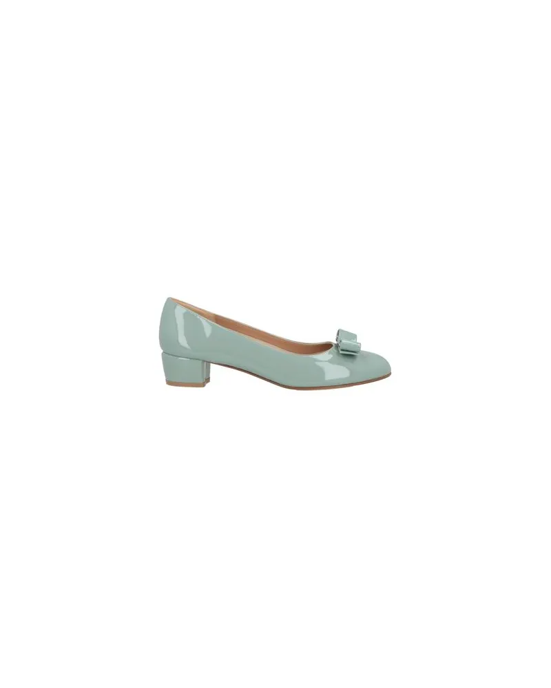 Ferragamo SCHUHE - Pumpsauf YOOX.COM Salbeigrün