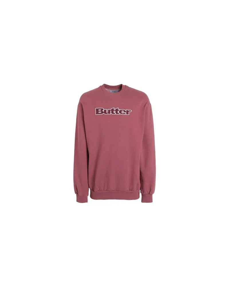 Butter Goods Cord Logo Crewneck Sweatshirt  - Cord Logo Crewneck Sweatshirt - TOPS - Sweatshirtsauf YOOX.COM Antikrosa
