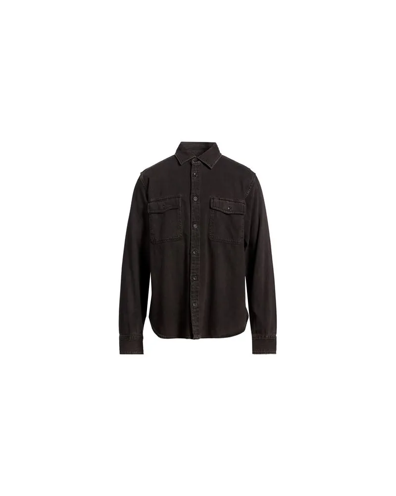 Rag & Bone TOPS - Jeanshemdenauf YOOX.COM Dunkelbraun
