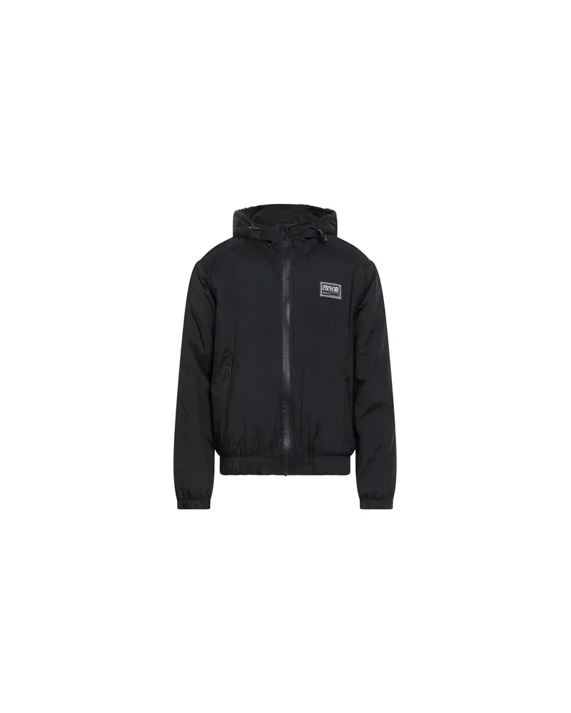 Versace Jeans JACKEN & MÄNTEL - Jacken und Anoraksauf YOOX.COM Schwarz