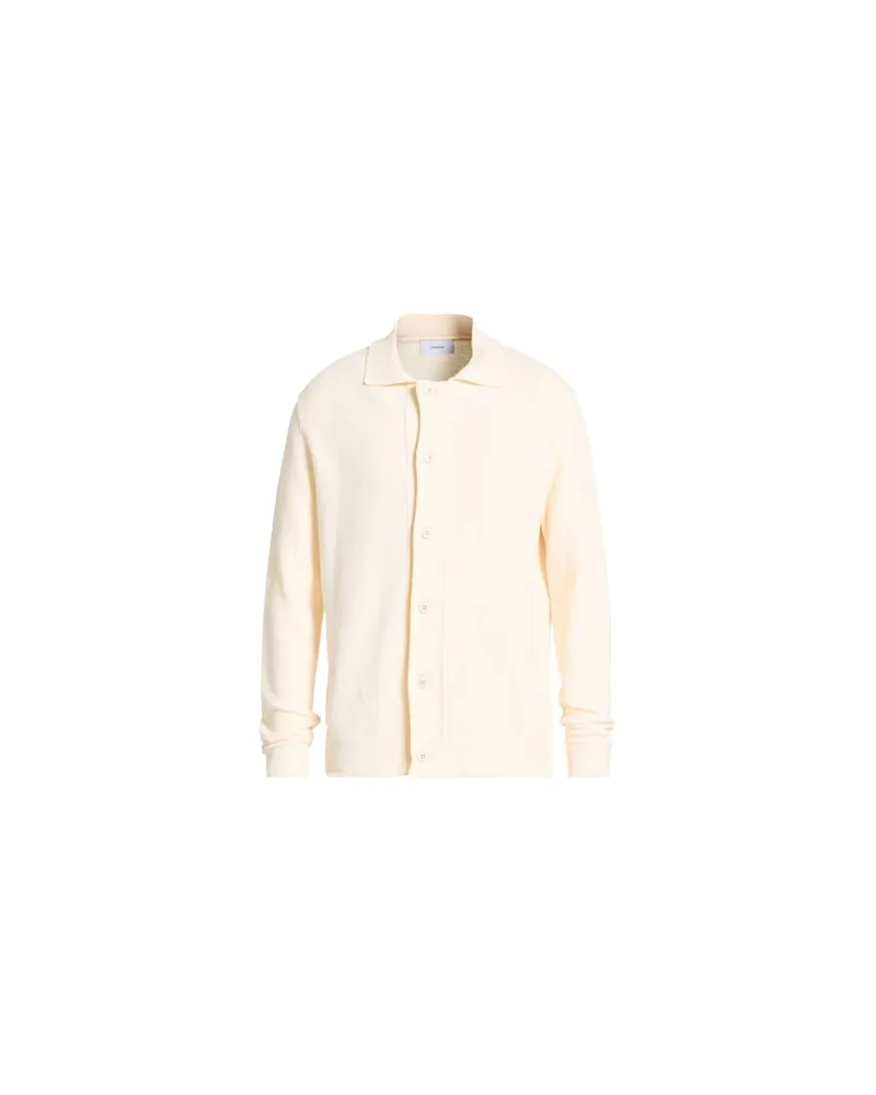 LARDINI STRICKWAREN - Strickjackenauf YOOX.COM Cremeweiß