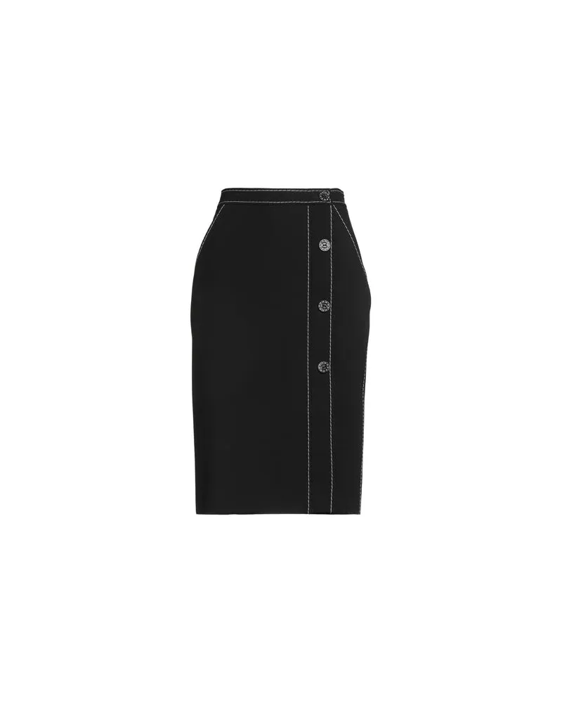 Moschino HOSEN & RÖCKE - Midi-Röckeauf YOOX.COM Schwarz
