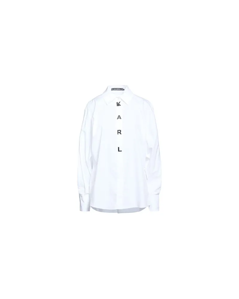 Karl Lagerfeld TOPS - Hemdenauf YOOX.COM Weiß